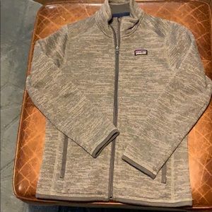 Patagonia kids grey fleece